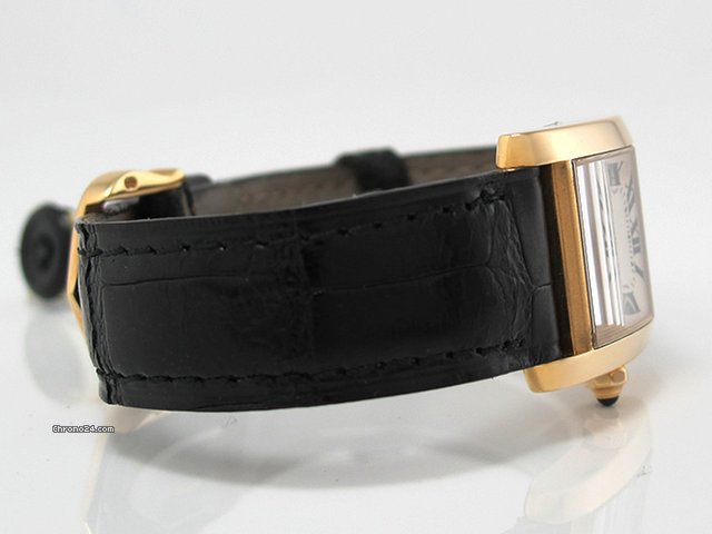 Cartier Damen "TANK FRANCAISE" 750/- Gelbgold Quarz WATCHES 2