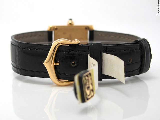 replica Cartier Damen "TANK FRANCAISE" 750/- Gelbgold Quarz WATCHES 1