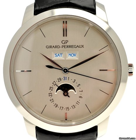 Girard Perregaux Collection 1966 Calendrier Complet Limited Edition Palladium