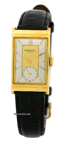 Patek Philippe Vintage Gent's 18K Yellow Gold  Tank Dresswatch