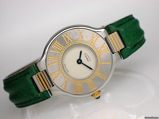 Cartier Damen "21 MUST DE CARTIER" Edelstahl Quarz