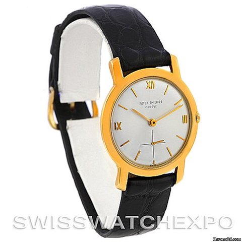 replica Patek Philippe Calatrava Vintage 18k Yellow Gold 2506 -1 1956 Watch WATCHES 1 