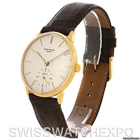 Patek Philippe Calatrava Vintage 18k Yellow Gold 3420 Year 1967 Watch