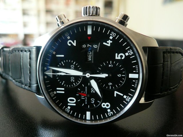 IWC MONTRE D'AVIATEUR CHRONOGRAPHE