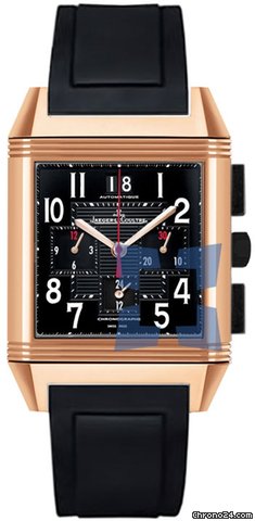 Jaeger-LeCoultre Reverso Squadra Chronograph GMT Black