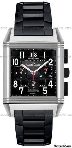 Jaeger-LeCoultre Reverso Squadra Chronograph GMT Black