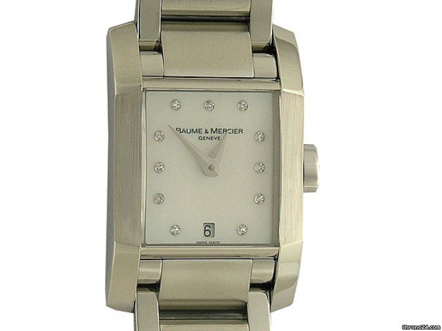 Baume & Mercier &  Diamant Perlmutt 34x22mm