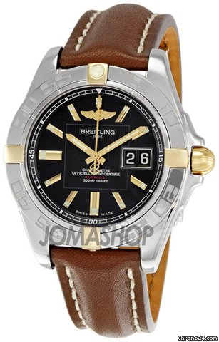Breitling Galactic 41 Black Dial Mens Watch B49350L2-BA08BRLD