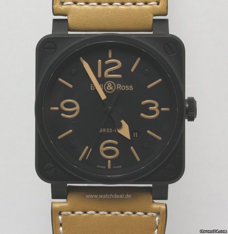 Bell & Ross BR 03-92 Heritage NEU incl MWST mit Box + Papier