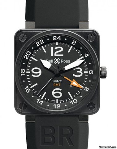 Bell & Ross BR 01-93 GMT NEU incl MWST mit Box + Papier