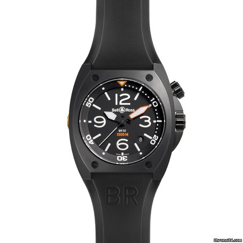 Bell & Ross BR 02-92 Carbon NEU incl MWST mit Box+Papieren