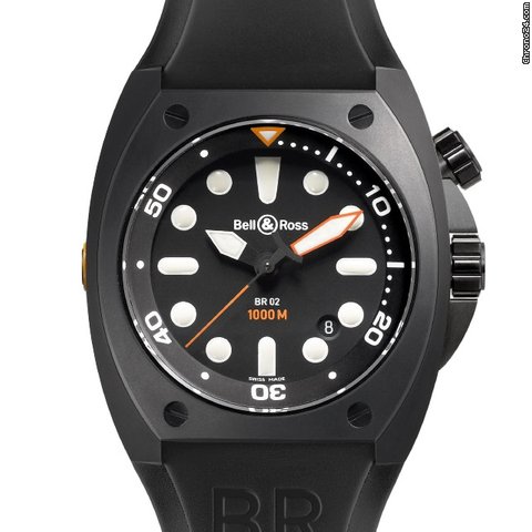 Bell & Ross BR 02-92 Carbon Leuchtpunkte NEU incl MWST mit Box+Papieren