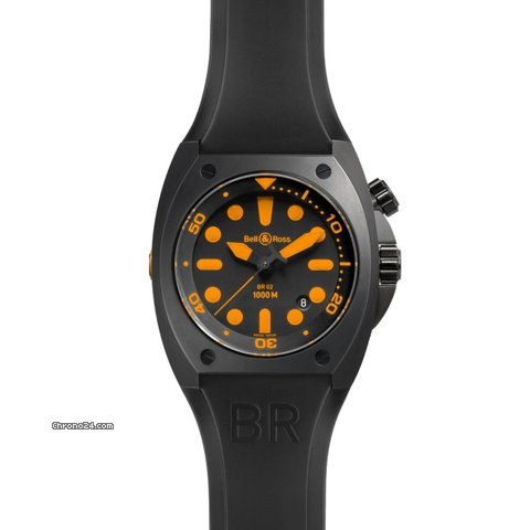 Bell & Ross BR 02-92 Carbon Orange NEU incl MWST mit Box+Papieren
