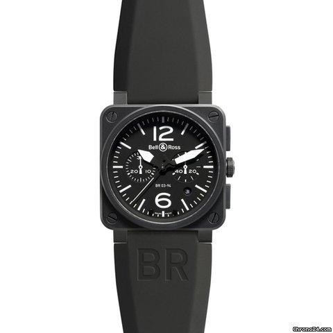 Bell & Ross BR 03-94 Chronographe Carbon NEU incl MWST mit Box + Papie