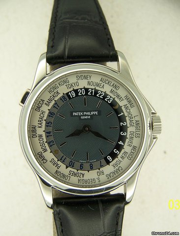 Patek Philippe ORE DEL MONDO Ref.5110P PLATINO WORLD TIME