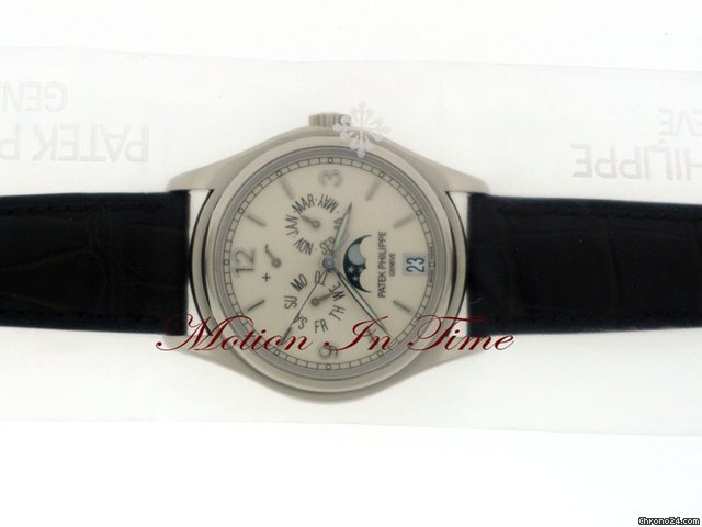 replica Patek Philippe 5146g ANNUAL CALENDAR WHITE GOLD MOONPHASE POWER RESERVE NEW WATCHES 1 