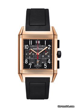 Jaeger-LeCoultre Reverso Squadra Chronograph GMT Black