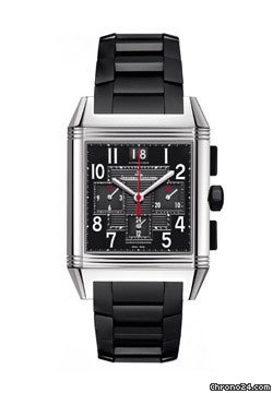 Jaeger-LeCoultre Reverso Squadra Chronograph GMT Black