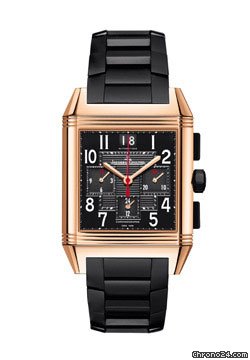 Jaeger-LeCoultre Reverso Squadra Chronograph GMT Black