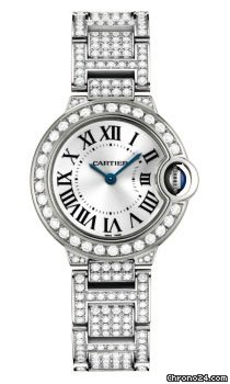 Cartier Ballon Bleu White Gold With Diamonds