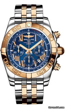 Breitling Chronomat B01 Steel and Rose Gold