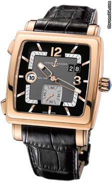 Ulysse Nardin Quadrato Dual Time Rose Gold
