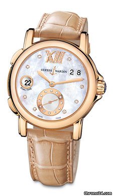 Ulysse Nardin GMT Dual Time 37mm Ladies Gold