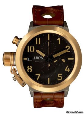 U-Boat Flightdeck 50 Titanium and Gold