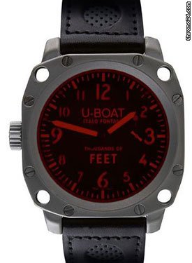 U-Boat Thousands Of Feet 50 Stainless Steel Matt