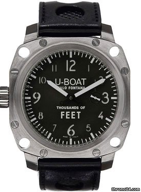 U-Boat Thousands Of Feet 50 Stainless Steel Polished