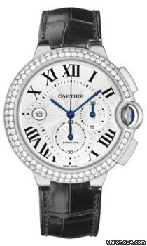Cartier Ballon Bleu White Gold With Diamonds