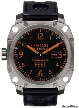 U-Boat Thousands Of Feet 50 Stainless Steel Polished