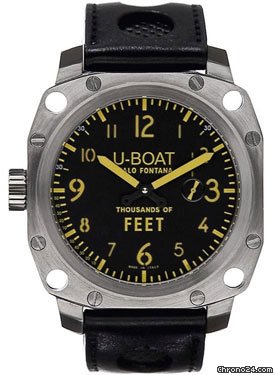 U-Boat Thousands Of Feet 50 Stainless Steel Polished