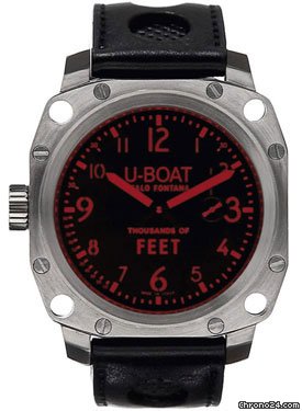 U-Boat Thousands Of Feet 50 Stainless Steel Polished