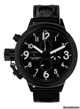 U-Boat Flightdeck Z 43 Black Steel Chronograph