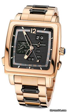 Ulysse Nardin Quadrato Dual Time Perpetual Rose Gold