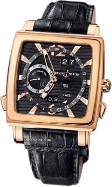 Ulysse Nardin Quadrato Dual Time Perpetual Rose Gold