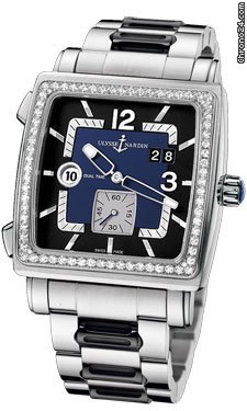 Ulysse Nardin Quadrato Dual Time Stainless Steel