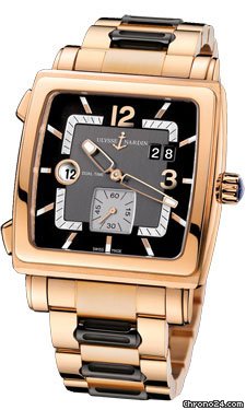 Ulysse Nardin Quadrato Dual Time Rose Gold