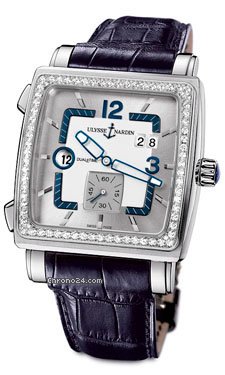 Ulysse Nardin Quadrato Dual Time Stainless Steel