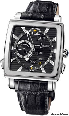 Ulysse Nardin Quadrato Dual Time Perpetual White Gold