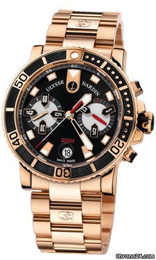 Ulysse Nardin Maxi Marine Diver Chronograph Gold