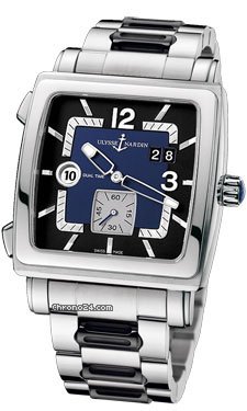 Ulysse Nardin Quadrato Dual Time Stainless Steel