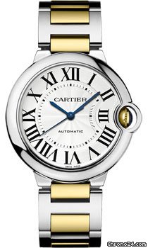 Cartier Ballon Bleu Stainless Steel and Gold