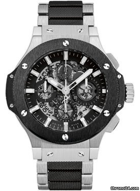 Hublot Big Bang 44mm Aero Bang Stainless Steel And Ceramic
