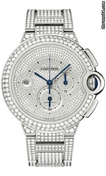 Cartier Ballon Bleu White Gold With Diamonds
