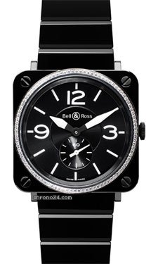Bell & Ross BR-S Quartz Black Ceramic