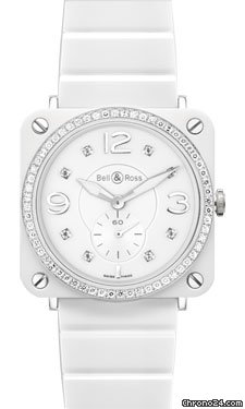 Bell & Ross BR-S Quartz White Ceramic Phantom
