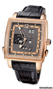 Ulysse Nardin Quadrato Dual Time Perpetual Rose Gold