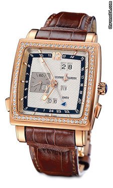 Ulysse Nardin Quadrato Dual Time Perpetual Rose Gold